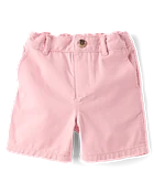Baby And Toddler Boys Chino Shorts - Pink