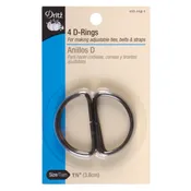 D-Ring Black Set of 4