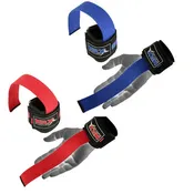 2 Pairs MRX Weight Lifting Straps with Wrist Support for Men & Women Gym Workouts