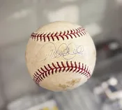Derek Jeter Signed Autographed Games Used MLB Baseball - STEINER Authentic