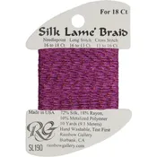 Silk Lame Braid SL190 Purple Orchid