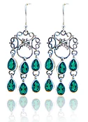 Sterling Silver Chandelier Earrings