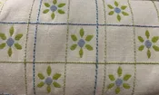 White, Lime Green and Aqua Upholstery Tapesty — The Broadway Silk Store
