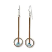 Blue Topaz Earrings