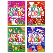 ACTIVITY BOOK TRAIN YOUR BRAIN  32 PG 4 ASST ANIMAL THEME IN 48PC COUNTER DISPLAY