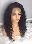 20" Italian Curl 13x6 Frontal wig, 180 density