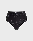 Bas de maillot de bain taille haute femme Bubble 3D
