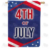America Forever 4th Of July House Flag