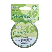 .024 Metallic Gold 49 Strand Flex-rite by The Bead Smith 30 feet