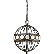 Aria 3 Light 12 inch Oil Rubbed Bronze Pendant Ceiling Light