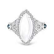 Apsara Moonstone Ring