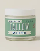9oz Unscented Whipped Tallow - 100% Grass Fed Beef Tallow Moisturizer