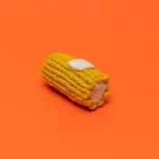 Boiled Wool Corn Dog Toy