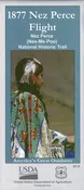 1877 Nez Perce Flight National Historic Trail Map