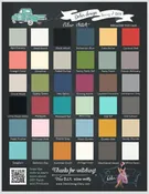 printed color charts pack of 50