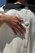 10k Green Stone Ring