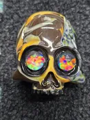 AKM x Elks That Run Colab Fully Worked Skull Pendent- Enfield, CT.