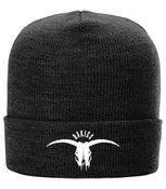 COWSKULL FOLDED BEANIE