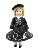 11" Poodle Skirt for Bleuette