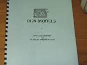1928 Buick Special Features Manual