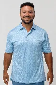 Anchor Boys Blue Mini Oysters Tech Polo