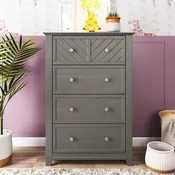 Atwood 4-Drawer Chest, Lunar Gray