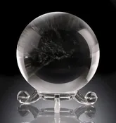 1-1/2" Clear Quartz Sphere (Best Available)
