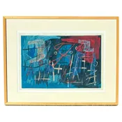 "Abstract Composition" by Louis Schanker — Bradbury Art & Antiques