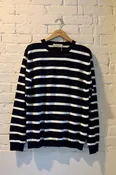 Ice Cotton Border Crew, Stripe