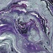 Abstract In Purple I By Cindy Jacobs Art Print - 12 X 12