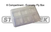 6 Compartment - Flip Open Fly Box