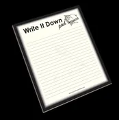 Jumbo Notepad, Write It Down (Blank)