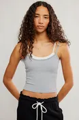 All Clear Coastline Cami - Heather Grey Combo