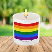 Gay Pride Flag – Glass Sayings Soy Candles