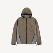 Men's Techwear Zip-up Jacket in Grey