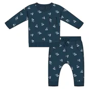 2PC SET: L/S TOP + PANT KNIT-NAVY