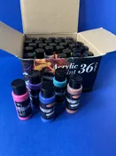 36 Acrylic Paint Set —  INDIGO HIPPO