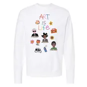 Art is Life Crewneck Sweatshirt
