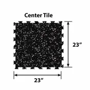 23" x 23" x 8mm Interlocking Puzzle Tile