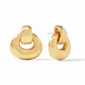 Julie Vos Doorknocker Earring Gold