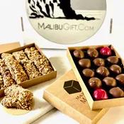 English Toffee and Chocolate Covered Cherries Gift Box