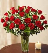 2 Dozen Premium Red Roses — Minervas Flowers