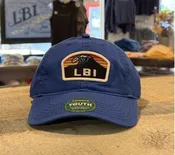 LBI | Youth Blue Legacy Hat with Wave Patch — BREEZIN' UP