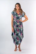 April Short Sleeve Midi Dress