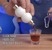 Golf Ball Flask, Keychain