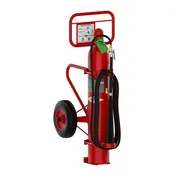 Amerex® 333 Carbon Dioxide CO2 Wheeled Unit Fire Extinguisher, 50 Pound, 20BC, 09330