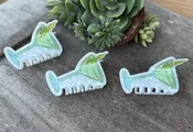 Martini Cocktail Shaped Hair Claw