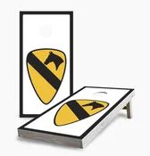 1st Cavalry Division Cornhole Game Set | Board &amp; Bags
