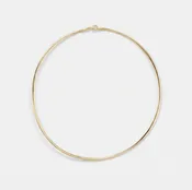 Commercial 18K Gold Tube Choker - 2.5mm