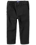Baby And Toddler Boys Uniform Stretch Skinny Chino Pants - Tan